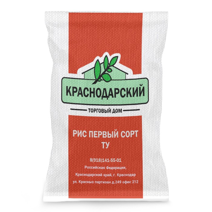 Крупа рисовая ТУ 1 сорт 25 кг.